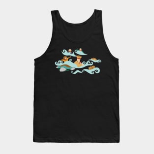 Pilgrims in the River Tank Top